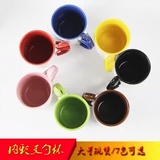 Внутренняя цветная вставка чашка пустая тепловая марк чашка чашка покрытие оптовой керамической рекламной чашки настройка