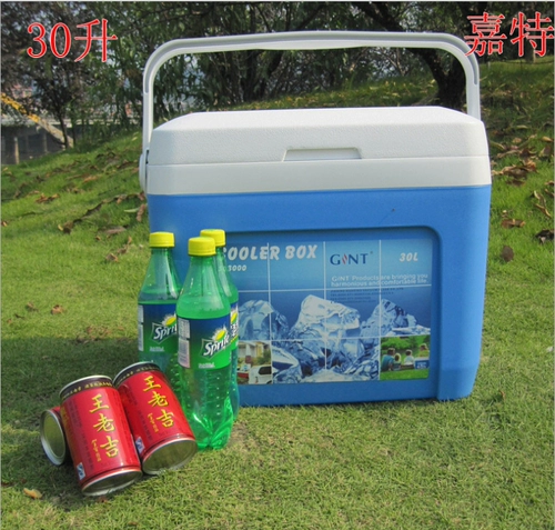 30L Shengjia холодная и горячая коробка для осмотра вынос Diaoyu Фаст -фуд охлажденная охлаждаемая коробка Пересечание из бочки с бочкой сосновой коробка