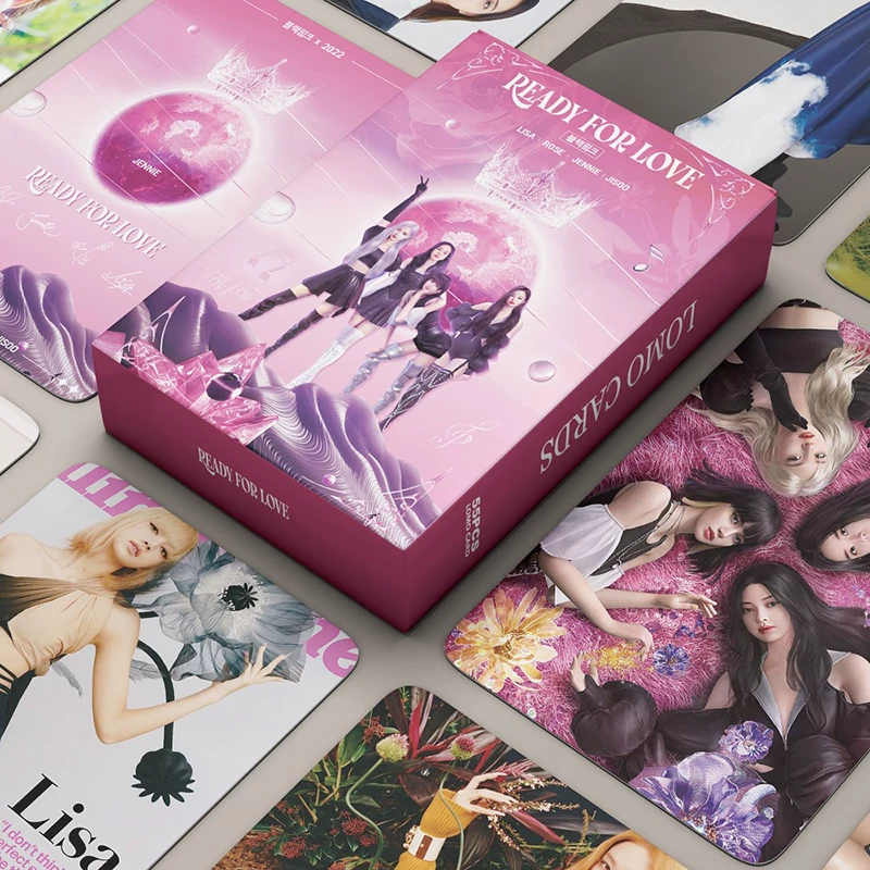 Pink ink BLACKPINK Card альбом Rose Park Cai Yingjin Zhixiu Kim Ji Ni Card Blackpink Surrounding
