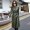 2018 mới chính hãng Haining da nữ phần dài trên đầu gối áo mùa thu Hàn Quốc phiên bản của tự trồng xe máy da áo gió áo khoác áo da cổ bẻ