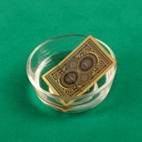 Benniu Poker Местный тиран Золотый Техас Покер золотая фольга Большая бедная пластиковые пластиковые пластики ПВХ водонепроницаемые