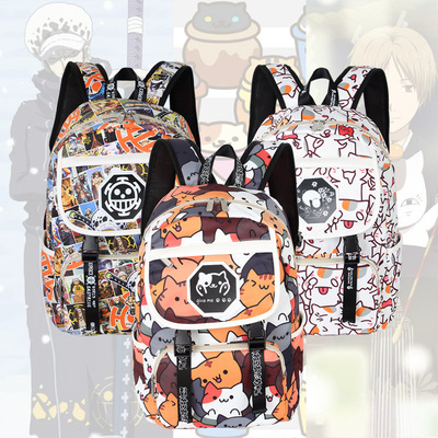 taobao agent Cartoon Anime Cat Backyard Naruto Naruto Tokyo Ghosts Natsume Natsume Back Backpack Student School Bag