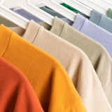 Летняя ретро хлопковая футболка для отдыха, широкая цветовая палитра