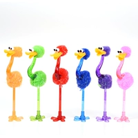Cartoon Ostrich Count Bead Pen Color Ostrich Craftsmanship Prise School Prise Prises Prises Scan Dired Pired Creative Stationery