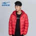 Trang phục thể thao mùa đông Hongxing Erke phần quần áo ấm áp giản dị với quần áo cotton trùm đầu 51214411001 - Quần áo độn bông thể thao