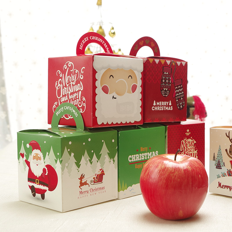 创意圣诞礼盒 平安果包装盒