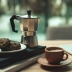 Mocha nồi luộc cà phê đen nồi nhà cà phê espresso nhôm bát giác 6 người handmade cà phê maker nồi cà phê phin cafe sứ Cà phê