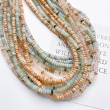 Натуральные синтезированные бусины, счеты