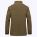Áo khoác nam mùa xuân và mùa thu dài bằng cotton cộng với phân bón XL áo khoác nam trung niên béo 5XL áo ghi lê Áo khoác