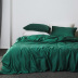 Nhập khẩu Bắc Âu màu rắn 80 Tencel Tencel bốn mảnh băng lụa khỏa thân giường khăn trải giường 1.8 m sản phẩm giường Bộ đồ giường bốn mảnh