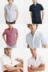 Mỹ Abercrombie Fitch chính hãng cho nam AF Summer Slim Cotton Poplin Oxford Áo sơ mi ngắn tay - Áo áo dài tay phồng cổ vuông Áo