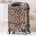 Vali hành lý Mirror Leopard vali châu Âu và Mỹ 20 24 28 inch nữ vali vali xe đẩy bánh xe phổ quát