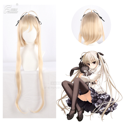 taobao agent Fenny Erzuki Spring Day Wild Sky Girl Small Ponytail Rice Gold Cos wig spot