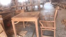 стол со стульями 红木家具八仙桌 刺猬紫檀木大料餐桌正方形桌子