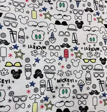 лайкра 38包邮纯棉平纹单面双面毛圈针织小尺寸diy卡通bjd/blythe/棉花/