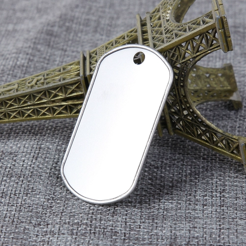 Бренд для собак из нержавеющей стали, титановая стальная подвеска, маркировка надписи, настройка бренда идентификации металлов, пустое материало