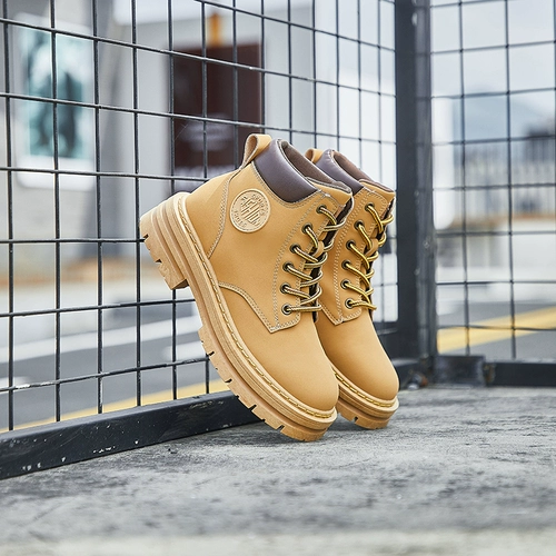 Martens, летние ботинки в английском стиле, короткие сапоги, коллекция 2023, осенние, в британском стиле