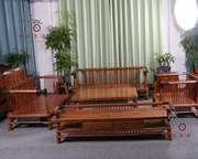Su Li sofa ra khỏi ghế sofa Nội thất phòng khách phong cách Trung Quốc Mới Hedgekey kết hợp sofa gỗ hồng mộc - Bộ đồ nội thất