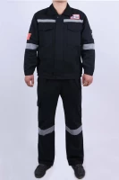 Хлопковый черный комплект, 240 грамм