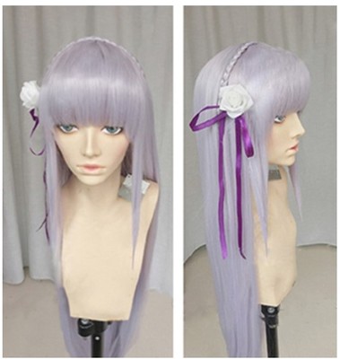 taobao agent From the beginning of the zero world life, Emiliaya Light purple cos wigs