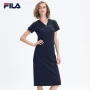 Fila Fila nữ 2018 mùa hè mới thể thao dài ăn mặc áo trùm đầu | F51W828309F mẫu áo thể thao nữ đẹp