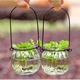 Chai thủy tinh bí ngô với vòng sắt thủy canh cây hoa củ trong chậu màu xanh lá cây bình thủy tinh màu xanh lá cây - Vase / Bồn hoa & Kệ