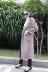 Áo khoác mùa thu 2017 cho nữ mới 100% áo khoác len lông cừu Hàn Quốc dài phần áo len nguyên chất - Áo khoác dài áo khoác nữ dáng dài mỏng Áo khoác dài