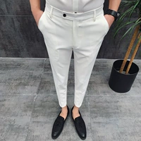 Летние штаны для отдыха, белый костюм, в корейском стиле, свободный прямой крой