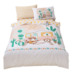 1.2m1.5m giường bông phim hoạt hình gấu trúc sóc giường ba hoặc bốn bộ bông trẻ em quilt cover tờ 笠 Bộ đồ giường trẻ em