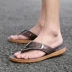 Mùa hè flip flops dép của nam giới non-slip pinch triều cá tính kéo giày bãi biển Hàn Quốc phiên bản của kích thước lớn dép và dép nam mùa hè