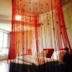 dây hạt ròng tường rèm màn bảng treo rèm cửa treo phòng ngủ màu đỏ phòng khách trang trí rèm màn rèm tua - Phụ kiện rèm cửa