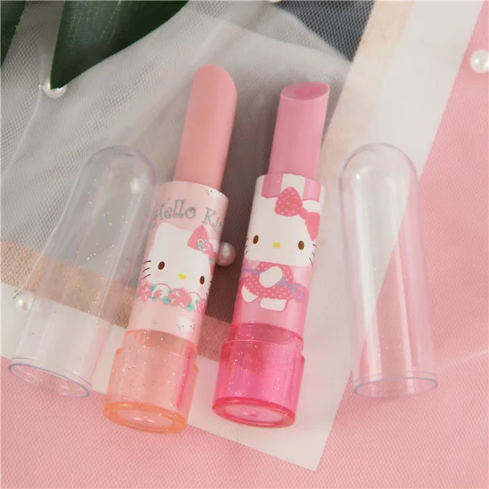 Привет, котенок, Hello Kitty, мультяшная милая детская помада для учащихся, ластик