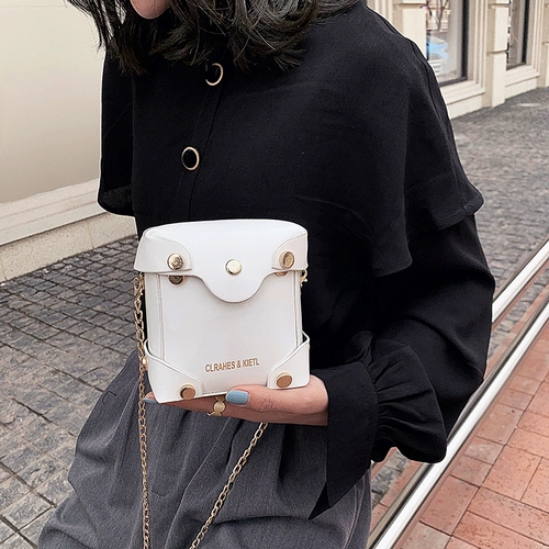 Небольшая сумка, сумка через плечо, цепь, сумка на одно плечо, популярно в интернете, 2020, в корейском стиле