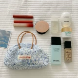 Свежая вместительная и большая косметичка, брендовая универсальная портативная сумка для путешествий, в цветочек