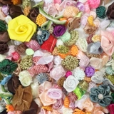 Лента с розой в составе с бантиком, аксессуары ручной работы, аксессуар для волос, DIY