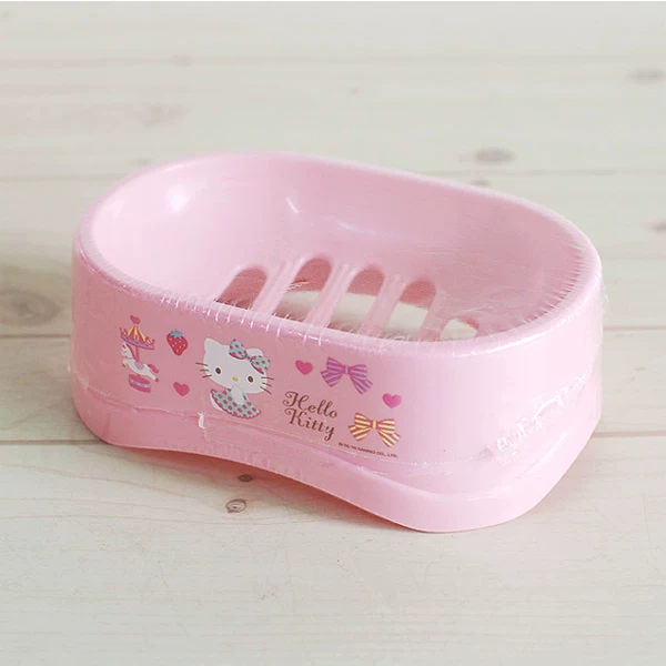 Hello kitty, импорт мультяшное мыло держатель, сушилка, корейский стиль