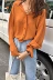 Áo sơ mi nữ 2018 new solid color V-Cổ dài tay voan áo Hàn Quốc phiên bản của chic Hồng Kông-hương vị áo sơ mi hoang dã lỏng áo sơ mi