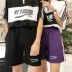 Hàn quốc ins Harajuku phong cách bf casual loose ulzzang quần short sinh viên thể thao hoang dã năm quần quần nam giới và phụ nữ