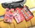 Dày silicone travel hành lý xách tay nội trú board phim hoạt hình sáng tạo có thể treo thẻ vận chuyển thẻ bus bộ thẻ