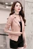Phiên bản Hàn Quốc của những chiếc áo khoác da nữ giảm béo mỏng, ngắn 2019 mùa thu áo khoác nhỏ áo khoác da PU ngắn - Quần áo da Quần áo da