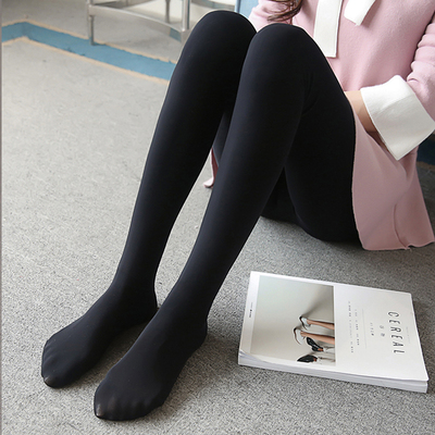 taobao agent Demi-season warm socks, black sexy underwear for hips shape correction, plus size