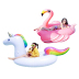 Siêu flamingo unicorn lớn ngỗng trắng lớn màu vàng vịt nước inflatable núi giường nổi hàng nổi dày vòng bơi phao bơi chống lật Cao su nổi