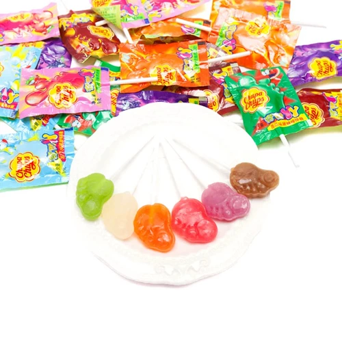 Сокровищница Перл Qisheng Yaya Lollipop 60 Big Feet 20 смешанные фрукты жесткие сахарные детские закуски