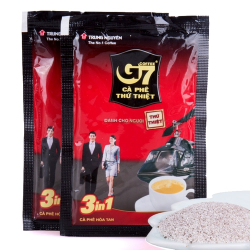 Продвижение Вьетнам Центральные равнины G7 Coffee 3 -1 -1 Скорость кофе порошок 50 Small Pack 800G G7 Coffee