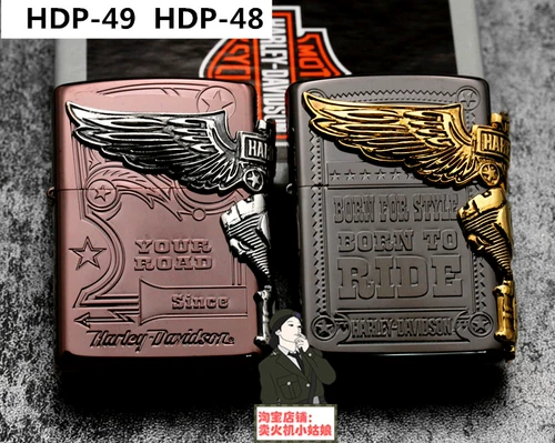 Зажигалка zippo, японская версия, двигатель Harley Sidehawk, древнее серебро, HDP-27, 28 крыльев, мужской подарок