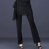 Штаны, демисезонная танцующая юбка, для среднего возраста, большой размер