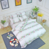 Sen loạt bông mã hóa bông chéo 200 * 230 chăn ký túc xá 1.8 giường đơn giản cotton bốn mảnh - Khăn trải giường ga giường everon Khăn trải giường