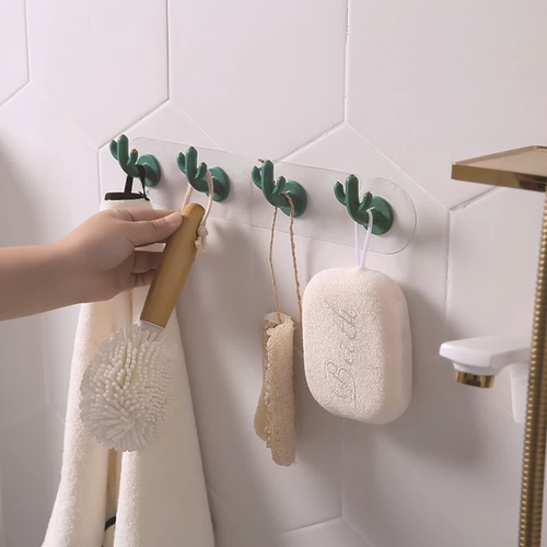 Meng xiaoyi ins creative fairy hook chook kitchen sleasroom Простая и мощная липкая плитка стеклянная крючка