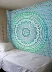 Ấn Độ Mandala Gió Tường Trang trí Tấm thảm Bohemian Polyester Shading Xám Vải Vải Rèm Tapestry