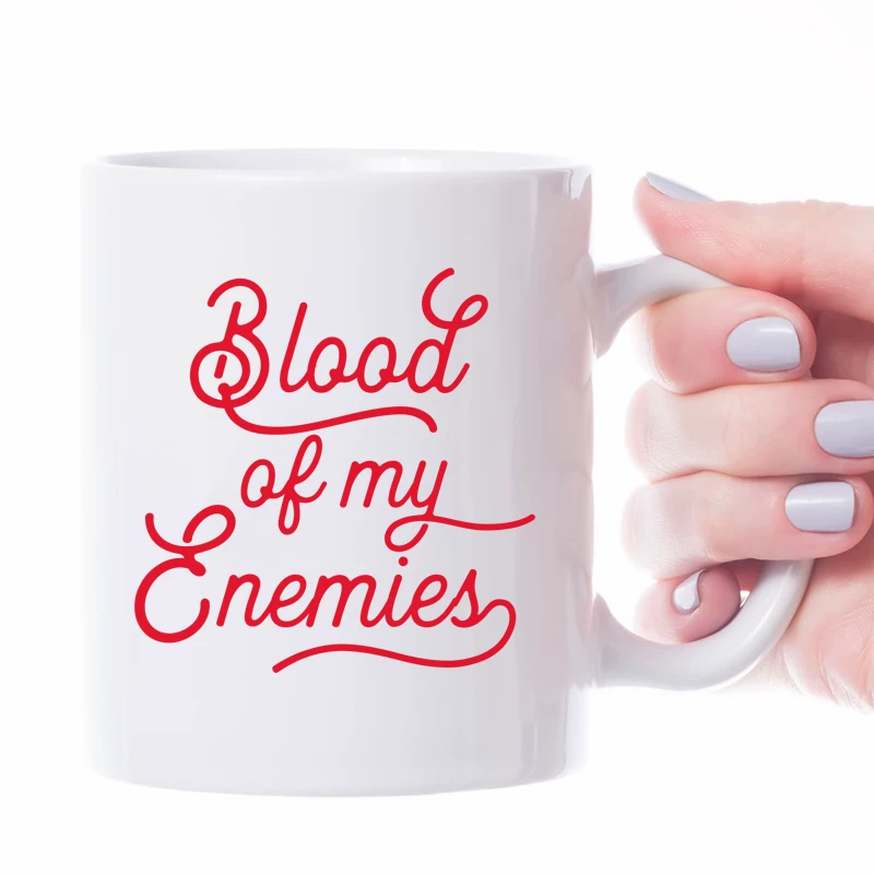 [Attika Blood Of My Enemies Coffee Mug新陶瓷咖啡马克杯子水杯]